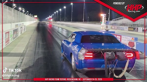 🚀 Testing Rob Goss's #HHPracing-built & ProCharged record-setting Limited Drag Radial Challenger at Rockingham Dragway in late September 2025.