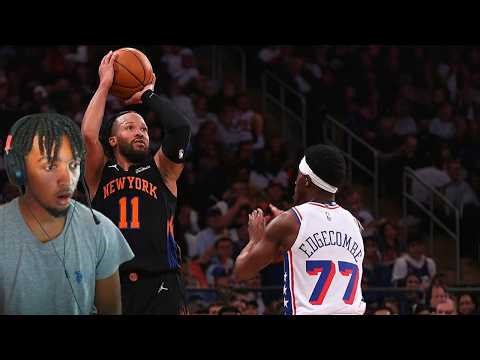 SwaggyMike Reacts to GRIMMY Game 2 of NBA Playoffs between the 76ers vs Knicks!