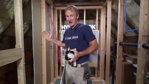 HammerHead Showers Solid Metal Single-Handle Trim Kit with Rough-In Shower Valve, Volume and Temperature Control, Pressure Balance, Chrome