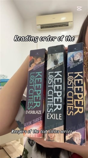 Reading order of the Keepers of the lost cities series 🏙️ #booktok #kotlc