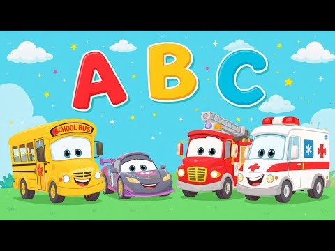 Cars ABC Song 🚗 | Learn the Alphabet with Fun Vehicles for Kids