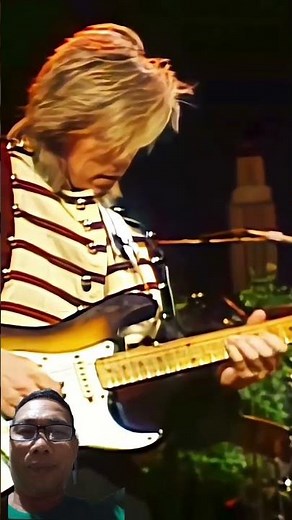 Eric Johnson with his "Cliffs of Dover" in instrumental guitar stage performance#ericjohnson