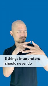 Interpreters play a critical role in bridging communication gaps. They should facilitate clear communication and ensure understanding between all parties. Here are 5 things they should NOT do ☝️ | Asign