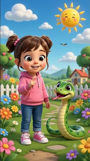 🐍 Meet the Snake! Amazing Snake Facts for Kids | Learn Animals #Shorts