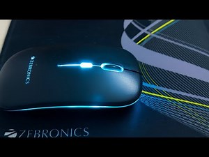 Zebronics Wireless multicolor light mouse | dual connectivity - BT & 2.4GHz | Rechargeable battery