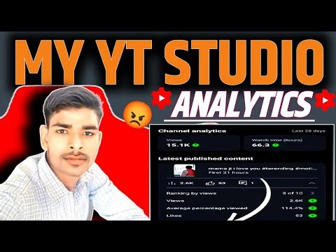 MY YT STUDIO ANALYTICS VIDEO