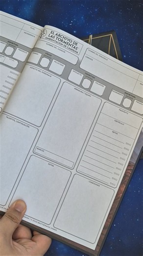 Crea tu ficha de Archivo de las Tormentas jugando