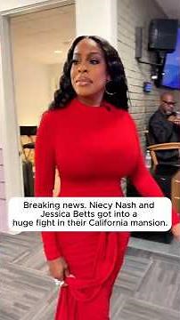 Breaking news. Niecy Nash and Jessica Betts got into a huge fight in their California mansion