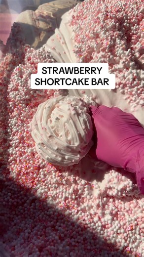Satisfying Foam Beads in Slime: Strawberry Shortcake Bar Restock