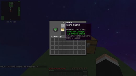 Stone sword to netherite sword Minecraft Data Pack