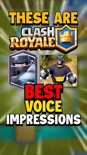 Clash Royale's BEST Voice Impressions! #clashroyale