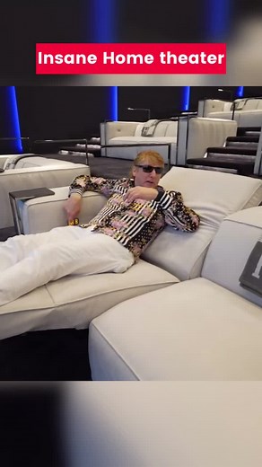 Is it worth $5 Million? Rate this insane home movie theater! See the full tour on my YouTube. In it to win it! #fyp #luxury #tour #producermichael