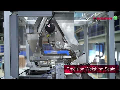 High Speed Rice Packaging machine | Quad Pack Pouches - Rovema India