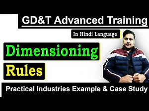 Engineering Drawing: Dimensioning Rules (GD&T Y14.5-1994)