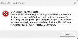How to fix 0xc000012f AppvIsvSubsystems64.dll error Office in Windows 11
