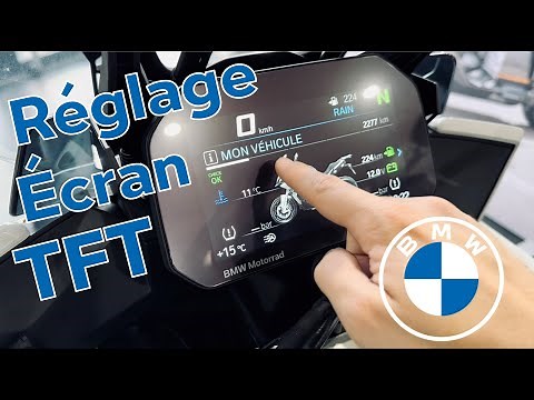 Réglages de l’écran TFT BMW