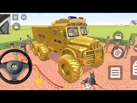 🤑Indian Thift Auto Simulator🤩Indian Showroom Purchase😯Modified Lexriy Golden Police Truck& Car🥳Game
