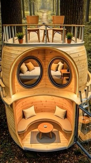 Building a Two-Story Treehouse in the Forest #building #home #interiordesign