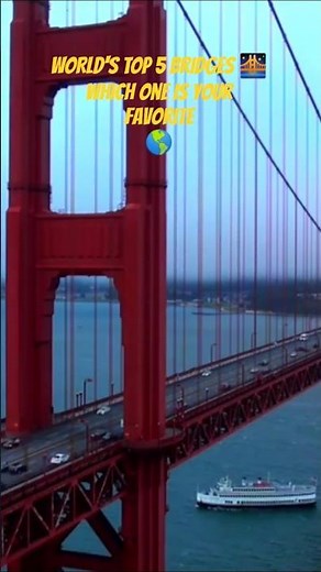 Top 5 Most Famous Bridges in the World 🌉 | Amazing Bridges You Must See!#Travel #ActiveNurulHuda