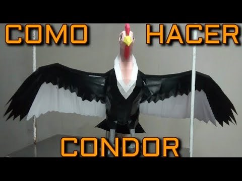 COMO hacer un CONDOR con papel