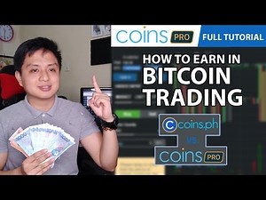 PAANO KUMITA NG MALAKI SA COINS PRO vs COINS PH - BITCOIN TRADING TUTORIAL ON HOW TO EARN MONEY