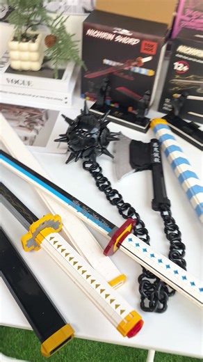 The building block anime katana sword is perfect! 🔥😍#buildingblocks #demonslayer #tokmoctoy #shopvideocarnival #tiktokshopholidayhaul @TOKMOC