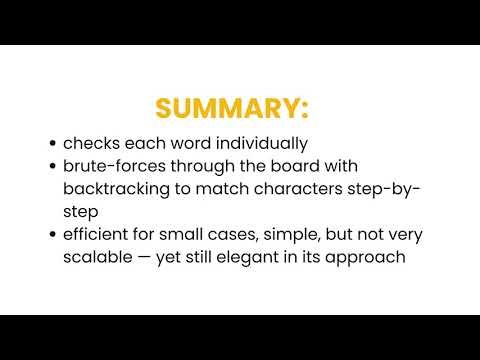 [Java] Word Search II - Leetcode 212 -- Illustrated! | Pattern Mastery