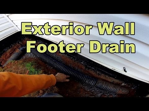 Do It Yourself Foundation Waterproofing, Exterior Wall
