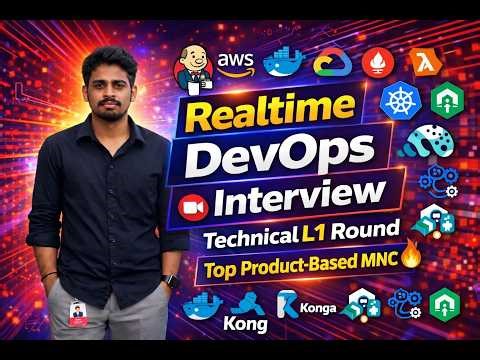 Realtime DevOps Interview | L1 Technical Round – Top Product-Based MNC 🔥
