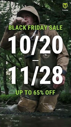 The biggest gear hunt of the year is here! 🦆🦌TideWe Black Friday Sale: Up to 65% off through 11/28.