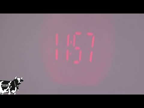 Reloj despertador digital con proyector