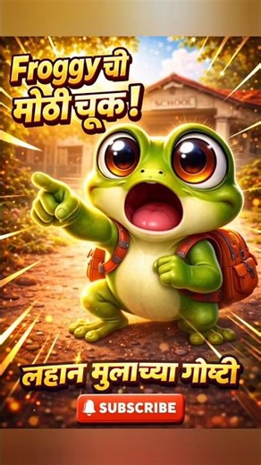 Froggy Broke The Rule 😲🐸 #shorts#marathistory #cartoon #funny #cartoonstory #balgoshti #moralstorie