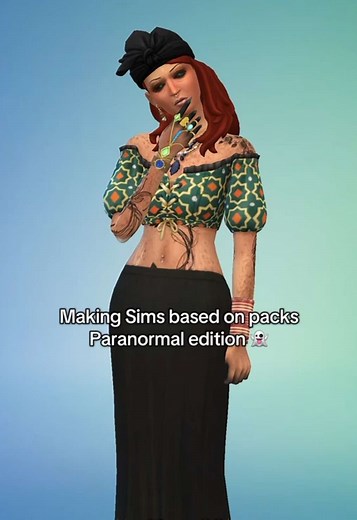 Creating Sims with the Paranormal Pack for The Sims 4