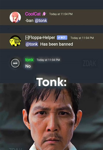 Bro is unbannable 💀 #meme #memes #discord #squidgame #squidgame3