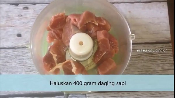 Resep dan Cara Membuat Bakso Sapi Kenyal Hanya Dengan Blender