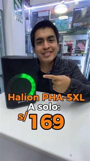 Ete parlante es perfecto para arrancar el fin de semana 🎉🔥 Te hablo del Halion PHA-5XL: 18W de potencia y compatible con BT, MP3, MP4, WMA… ¡hasta radio FM! 📻 Viene con control remoto y micrófono con cable, ideal para karaoke, reuniones y cualquier evento donde quieras meterle flow 🎤✨ Y su batería de 1.8Ah te dura horas sin parar. Lo encuentras en Yamoshi a solo S/169. 🔥 Visítanos y llévatelo hoy. Escríbenos al WhatsApp: https://web.whatsapp.com/send?phone=51994009302 cotiza en Nuestra pagi
