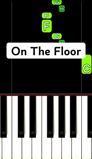 On The Floor 弾き方 #ピアノ初心者 #pianotutorial #ピアノ簡単 #かんたーんピアノ #pianolesson #簡単ピアノ #onthefloor #jenniferlopez #cover