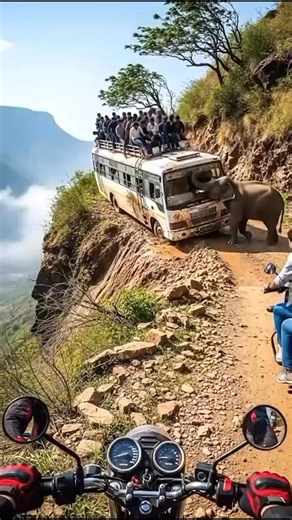 A Bus Packed With Tourists Teetered on the Edge of a Deadly Cliff—But the Appearance of a Giant Elephant Turned Terror Into a Miracle No One Will Ever Forget | Lovely performances