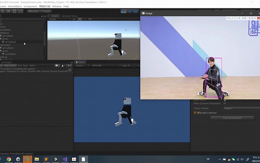 MediaPipe For Unity映射到模型（非骨骼模型）