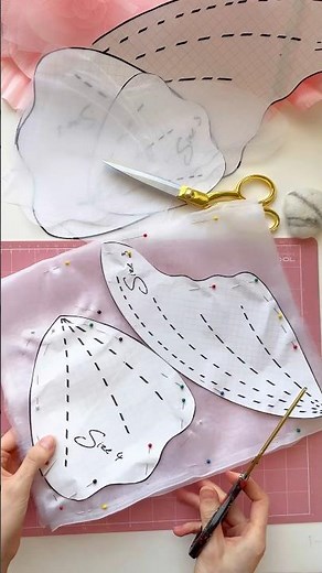 DIY Giant Silk Butterfly full tutorial on my channel