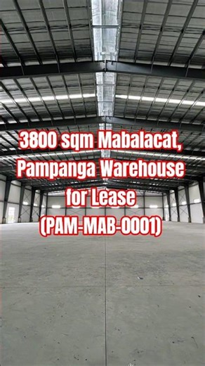 3800 sqm Mabalacat, Pampanga Warehouse for Lease (PAM-MAB-0001)