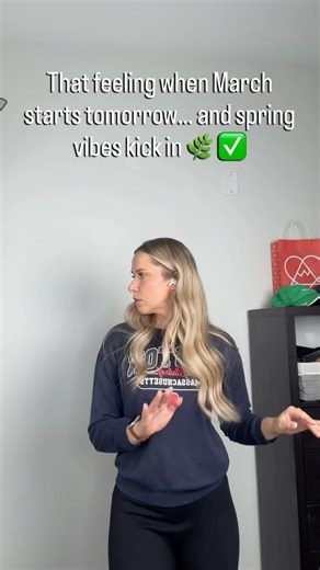 March starts tomorrow… spring vibes activated 🌿✨#springvibes