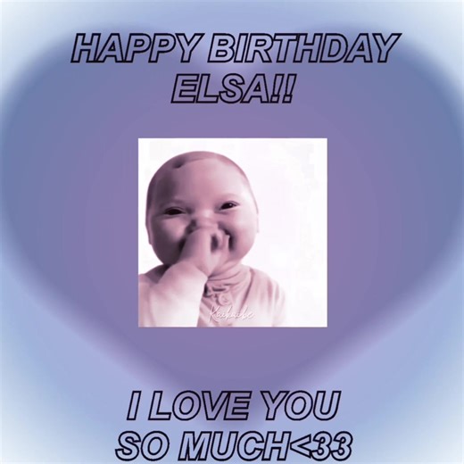Happy Birthday Elsa!! 😝😝I feel so bad that I didn’t have enough time to make you a transition edit. But anyway. I love you so much and i‘m so glad we met. You mean so much to me and I love you so much as a person. You’re one of the funniest kindest people and anyone would be lucky to have an Elsa in their life. I hope you have an amazing day and I wish you the best for the rest of the year. || I fear me, elsa and chiara hate the baby voice in the studio version of internet girl.. || scp: @over