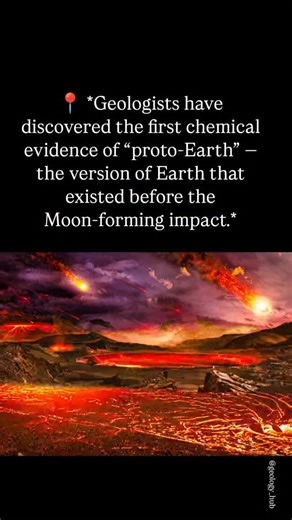 GEOLOGY HUB on Instagram: "Earth has a long, 4.5 billion history full of momentous twists and turns. Multiple prominent events played leading roles in Earth's story. One of them is the catastrophic impact with another planetesimal early in Earth's history that not only created the Moon, but altered Earth's chemistry forever. Isotopic evidence tells much of Earth's story, and scientists scour the Earth in search of the oldest rocks in existence to study their isotopes. Some of the planet's oldest