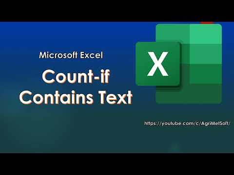 CountIF Contains Text in Excel | Count Cells Containing Text