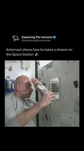 How to take a shower in space! #memes #explore #reels | Explaining Everything