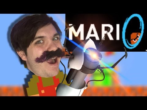 Mario has a PORTAL GUN!? [Mari0]