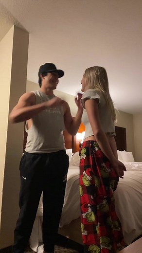 “now that it’s over *grabs butt and boobs*”