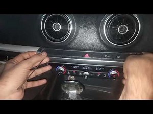 esay remove audi A3 ac climate control panal#shortsvideo