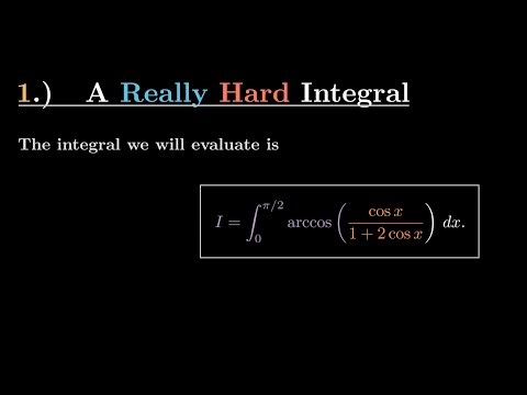A Really Hard Integral #integral